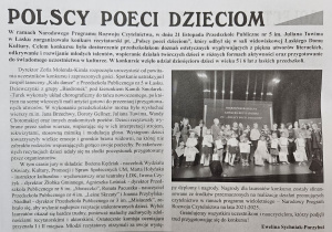 Tekst artykułu wraz ze zdjęciami umieszczony w "Panoramie łaskiej"