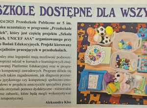 O NAS W PRASIE ROK SZKOLNY 2024/2025