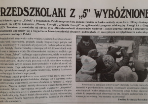 Tekst artykułu wraz ze zdjęciem umieszczony w "Panoramie łaskiej" Zamknij