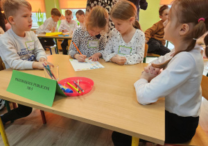 Oliwia zapisuje wynik działania