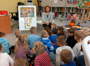 Warsztaty w Bibliotece Pedagogicznej (CREWŁ) - Grupa "Krasnoludki"