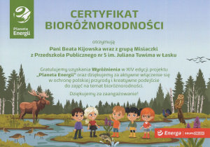 Certyfikat bioróżnorodności