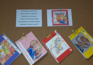 Książeczki wykonane przez uczestników zajęć otwartych.