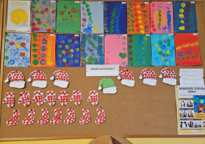 Wystawa prac plastycznych grupy "Słoneczka"