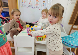 Nasz gość Lili bawi się razem z dziewczynkami w dom