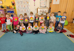 Wspólne zdjęcie dzieci z grupy Biedronek.