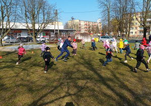 Ucieczka przed rekinem, w rolę którego wcielił się Pan Damian.