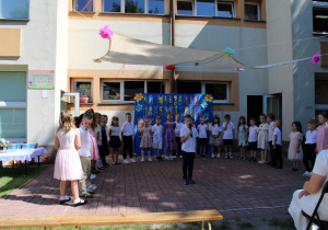 Franek zaprezentował swoje umiejętności recytatorskie w wierszu: "Przedszkolak".
