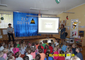 Dzieci uczestniczyły w realizacji programu "Zły dotyk"