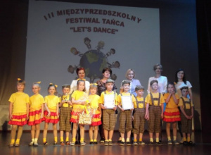 "Let's dance"-III Międzyprzedszkolny Festiwal Tańca