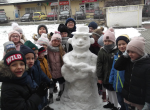 Śniegowe rzeźby - Dzień śniegu