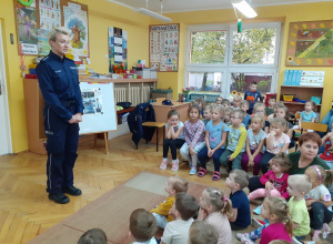 Spotkanie z policjantem - „Bezpieczny i odpowiedzialny przedszkolak”