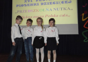 Tematem przewodnim XVI Festiwalu Przedzskolna Nutka było "Piękna nasza Polska cała"