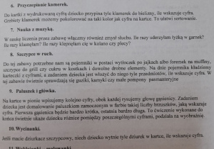 Strona druga z zabawami matematyczno-sensorycznymi