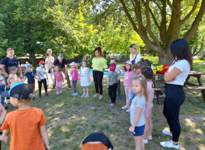 Zajęcia otwarte dla rodziców "Zabawy ruchowe w ogrodzie przedszkolnym"