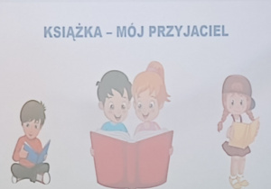 Tytułowa strona prezentacji Książka – mój przyjaciel.