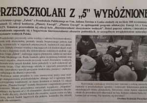 Tekst artykułu wraz ze zdjęciem umieszczony w "Panoramie łaskiej" Zamknij