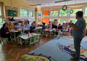 Nauczyciele na szkoleniu "Edukacja ekologiczno - przyrodnicza".