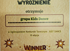 Ogólnopolski konkurs taneczny online "Just dance"