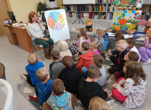 Warsztaty w Bibliotece Pedagogicznej.