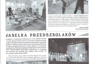 Teksty artykułów wraz ze zdjęciami umieszczone w "Panoramie łaskiej"